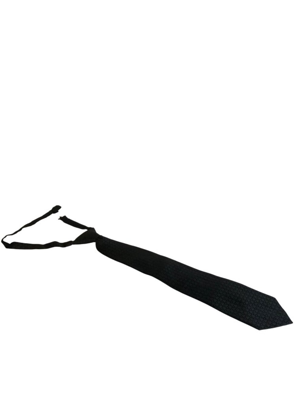 Neil Allyn Black Pre-tied Mens Necktie 19 inch Adjustable Office Work Formal
